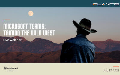 Microsoft Teams: Taming the Wild West