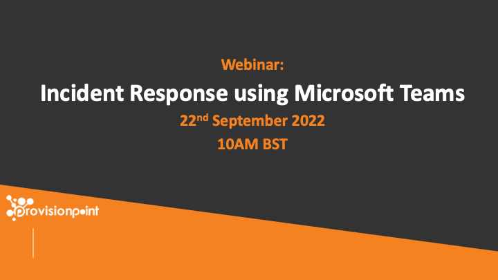 Incident Response using Microsoft Teams