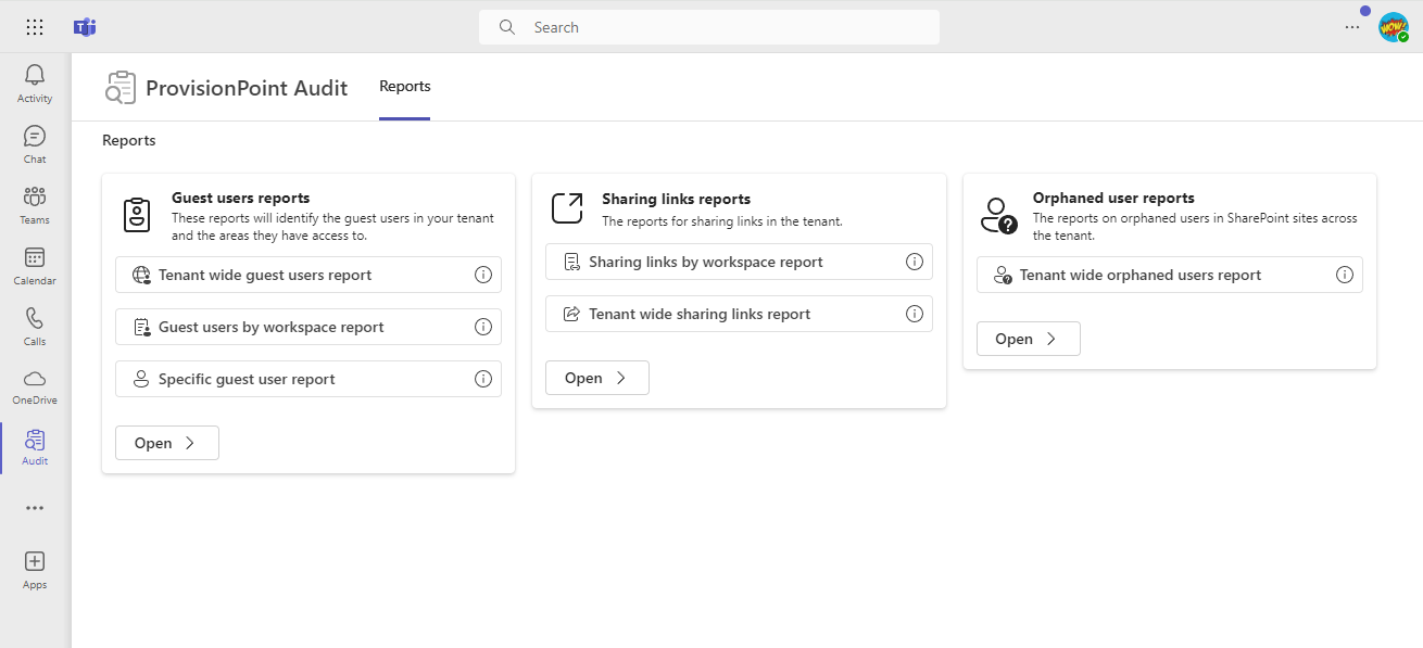 provisionpoint audit reports